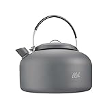 Esbit Wasserkessel | Hartanodisiertes Aluminium| Leicht | Kompaktes Packmaß |Kurzreisen, Camping, Wandern | Outdoor Kü