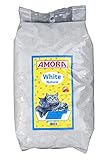 Amora White Katzenstreu m. Babypuderduft 8L