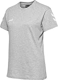 Hummel Damen Hmlgo Cotton T shirts, Grey Melange, L EU