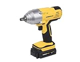 Powerplus POWX0074Li 2200RPM 18 V Lithium-Ion (Li-Ion) Black, Yellow Cordless Impact Wrench – Cordless Impact Schlagschrauber (18 V, Lithium-Ion (Li-Ion), 60 Min, 1500 Ah)