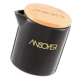 ANSOYER Massagekerzen - Feuchtigkeitsspendend und nahrhaft für Home SPA - Amazing Geschenk für Frauen & Männer - Kaffee & Wodka - 230g