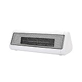 HONGHUA Tragbare Heizung 300W tragbare elektrische Heizung PTC-Fieber Kleiner Raum Mini-Desktop-Heater Home Office Startseite Elektro-Wärmer Kleiner Heizstrahler (Color : White)