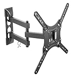 Krüger&Matz TV Wandhalterung LED TV 23-55 Zoll schwarz (vertikal und horizontal einstellbar)