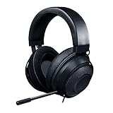 Razer Kraken - Gaming Headset (Kabelgebundene Headphones für PC, PS4, Xbox One & Switch, 50mm Treiber, 3,5mm Audio-Klinkenstecker mit In-Line Fernbedienung) schw