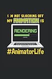 Animation: Animator Rendering Programmer Computer Animation Notebook 6x9 Inches 120 dotted pages for notes, drawings, formulas | Organizer writing book planner diary