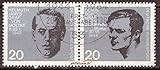 philaseum Briefmarken BRD 1964, Mi.Nr. 437-438 waagerechtes Paar, 20. Jahrestag des Attentats auf Adolf Hitler, Gestemp