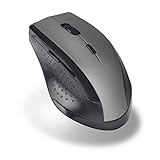 Yowablo kabellose optische Gaming-Maus 2,4 GHz 6D USB 2000 DPI Mäuse für Laptop-Desktop-PC (Grau)