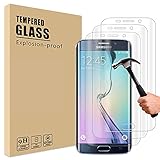 OJBKase [3 Stück Samsung Galaxy S6 Edge, Schutzfolie Panzerglas Panzerglasfolie Displayschutzfolie, 2.5D 9H Härte und Hohe-Auflösung, Anti-Kratzen, Anti-Öl, Anti-B