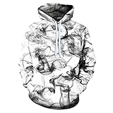 Bestyyo männer Casual 3D Digitaldruck Mode Rundhals Pullover Langarm Bluse 2321 nordmann nordische Mythologie skal Norse Popover-Hemd gebürstetem finnson stylischem bär brustlogo V