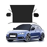 QYXY Frontscheibenabdeckung,Auto Scheibenabdeckung Faltbar, Winter Auto Scheibenabdeckung UV-Schutz Abdeckung Für Die Gegen Schnee, EIS, Frost, Staub, Sonne(209×147cm)