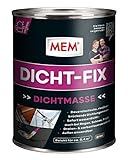 MEM Dicht-Fix, Für alle üblichen Untergründe, Zur Abdichtung von Undichtigkeiten und kleineren Leckstellen, Einfache Anwendung, Gebrauchsfertig, UV-beständig, Grau, 750