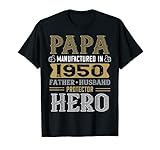 Herren Geschenk zum 70. Geburtstag Papa 1950 Vater Ehemann Beschützer Held T-S