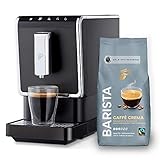 Tchibo Kaffee Vollautomat Esperto Caffè 1.1 (19 bar, 1470 Watt), Anthrazit (inkl. 1Kg Barista Caffè Crema)