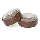 ZJJXHYKJ Fahrrad Leder Lenker Gürtel Fahrrad Zubehör Griffband Mountainbike Lenkerband Straße Rennrad Lenkerband (Farbe : Brown)