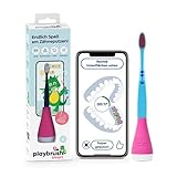Playbrush Smart, smarte Kinder-Zahnbürste mit Apps zum spielerischen Erlernen des Zähneputzens (Pink)