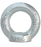 KeyMet GmbH 2 Ringmutter Ringmuttern Ösenmutter M14 Augmutter Transportöse Kranösen DIN 582 C15 Verzink