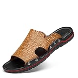 NISHIWOD Hausschuhe Pantoletten Slipper Damen Herren Hausschuhe Herren Sandalen Atmungsaktiv Designer Stilvolle Schuhe Seaside Beach Flats 7 B