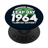 Leap Day Birthday — Fantastisch seit 1964 — Schaltjahr Geburtstag PopSockets mit austauschbarem PopGrip