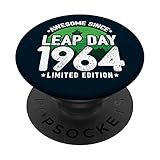 Leap Day Birthday — Fantastisch seit 1964 — Schaltjahr Geburtstag PopSockets mit austauschbarem PopGrip