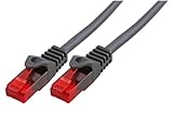 BIGtec 7,5m Gigabit Ethernet LAN Kabel Netzwerkkabel schw
