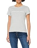 Calvin Klein Jeans Damen Core Institutional Logo Slim Fit Tee T-Shirt, Grau (Light Grey Heather 038), Small (Herstellergröße: S)