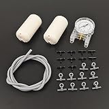 Bulokeliner Technik Ersatzteile Set, 24Pcs Erweiterungsset Pneumatisches Kit, Klemmbausteine Technik Ersatzteile, Technic Luftdruck Set Kompatibel mit Lego T