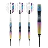 WINMAU Elektra 18 Gramm Profi Wolfram Softip Dartpfeile Set mit Flights und S