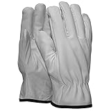 Soft Touch Driver Arbeitshandschuhe Montagehandschuhe Weiß - Extra Weite Handschuhe - 11 / XXL - 12