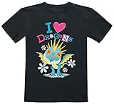 DRACHENZÄHMEN LEICHT GEMACHT Kids - I Love Dragons Frauen T-Shirt schwarz 152