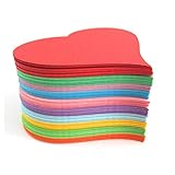 Liebeskartenpapier/Kunst herzförmiges farbiges Papier/dickes handgeschöpftes Papier/multifunktional-12 * 13 cm 100 Stk