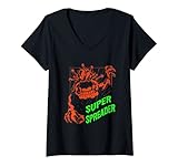 Damen Superspreader Grippewellen Quarantäne Lustige Geschenkidee T-Shirt mit V
