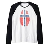 Fingerabdruck Norwegen Flagge Geschenk für stolze Norweger Rag