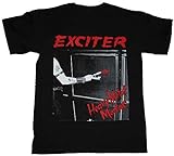 Exciter Heavy Metal Maniac Anthrax Speed Thrash New Black T-S