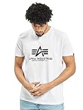 ALPHA INDUSTRIES Herren T-Shirt Weiß weiß (White) L