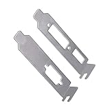 Zhichengbosi Low-Profile-Grafikkarten-Halterung, halbe Höhe, Adapter DVI + VGA für ATI Nvidia V