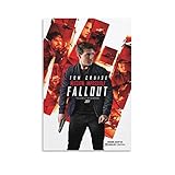 Mission Impossible 3 Tom Cruise Movie 2 Poster, dekoratives Gemälde, Leinwand, Wandkunst, Wohnzimmer, Poster, Schlafzimmer, Gemälde, 60 x 90