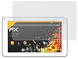 atFolix Panzerfolie kompatibel mit Jay-tech Tablet-PC 9000 Schutzfolie, entspiegelnde und stoßdämpfende FX Folie (2X)