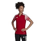 adidas Originals Damen Regista 20 Jsyw Kurze Ärmel, Team Power Rot/Weiß, S