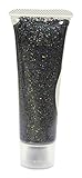 Eulenspiegel 907153 - Glitzergel Schwarz-Juwel, 18 ml, Karneval, Halloween, Mottoparty