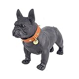 französische Bulldogge Bluetooth Lautsprecher musikbox Kunst bloototh Lautsprecher unterstützt USB tf Karten stereoanlage fm Radio für tv Computer Telefon Desktop, Kinder (Black)