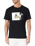 Armani Exchange Herren Organic and Recycled Cotton Black Panda T-Shirt, L