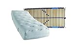 f.a.n. Komfort Plus KS Set bestehend 7-Zonen Kaltschaummatratze in 100 x 200 cm im Härtegrad 3 / H3 Plus Lattenrost Comfort-Flex verstellbar in 100 x 200 cm – sofort lieferb