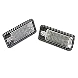 yongyundi Plattenlicht Wagen LED Lizenznummer Plate Light Lampe 1 2V-LED. Weißes Licht for Audi A3 S3 8P A4 B6 B7 A5 A6 4F Q7 A8 S8 C6 Cab