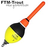 FTM Trout Slider - Angelpose zum Forellen & Störangeln, Knicklichtpose, Forellenpose, Pose für Störe, Forellenschwimmer, Tragkraft:8g