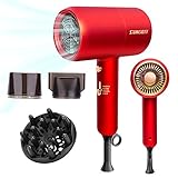 Sumgott Föhn Profi Fön Ionen Haartrockner, Drei Aufsatz mit Diffusor, Drei Temperatur und Windgeschwindigkeiten, 2000 Watt Föhn ionen für Hause S
