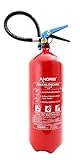 Feuerlöscher ABF-Schaum 6L Fettbrand mit Manometer Orig. ANDRIS® DIN EN3 mit Prüfnachweis, Halterung, ISO Symb