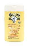 Le Petit Marseillais Duschcreme Vanillemilch (250 ml), pH-hautneutrale Pflegedusche & sanfte Aromadusche mit besonders angenehmen Duft, spendet Feuchtigk