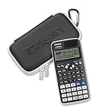 Casio Bundle Wissenschaftlicher ClassWiz Schulrechner FX-991DE x mit Schutztasche FX-Case Schwarz/Weiß