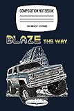 Composition Notebook: Blazer,lifted Squarebody Truck,k5,jimmy,suburban,silverado 120 Wide Lined Pages - 6' x 9' - College Ruled Journal Book, Planner, Diary for Women, Men, Teens, and C