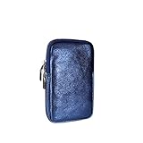 SKUTARI® LEDER Cellulare Brillante Damen Handytasche aus hochwertigem Echt-Leder,Umhängetasche,Geldbörse,mit extra langem Gurt, handgefertigt in I